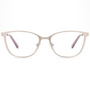 DIFF Carmen Bluelight Glasses Brushed Rose Gold Blue Light Blocking Glasses